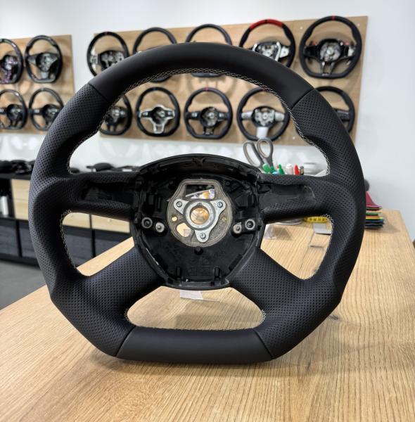 Audi A3 A4 A6 A8 Q7 S Line Lenkrad neu beziehen Design L430